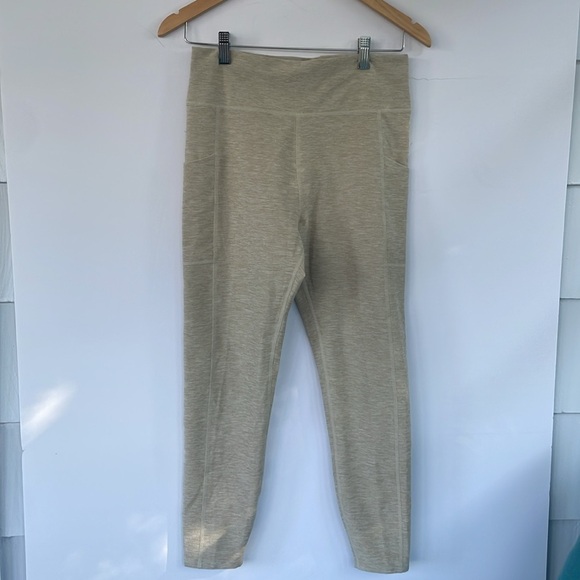 Abercrombie & Fitch Heather Light Tan Leggings Medium - Picture 10 of 17